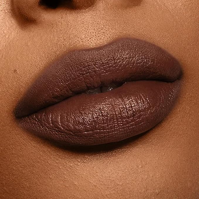 about-face Matte Fix Lip Pencil Smoked – Long-Wear, Creamy Matte Lip Liner with Hyaluronic Acid & Vitamins C & E – Vegan, Cruelty-Free, Clean Beauty – 0.042 oz (Plum Brown)