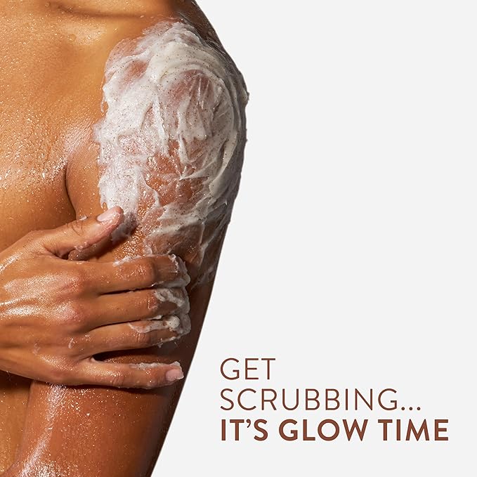 Native Exfoliating Body Scrub, Coconut & Vanilla Scent, Gentle Body Polish for Soft, Smooth Skin, Made without Sulfates, Parabens, or Dyes, 12 oz