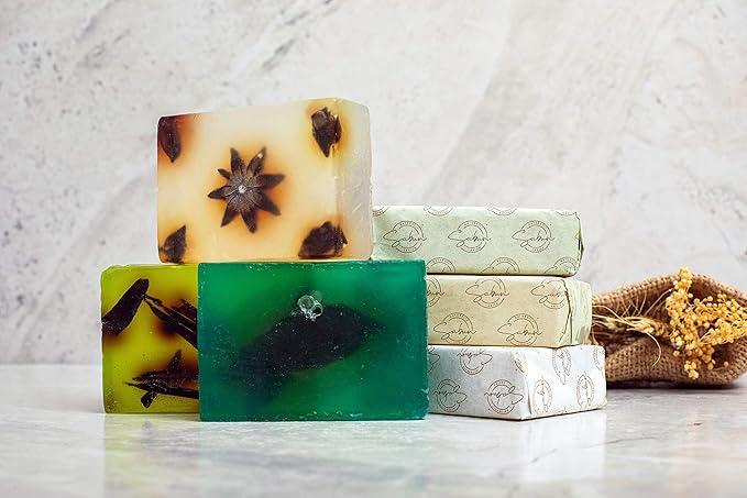 SABUN CO. Olive Oil - 100% Handcrafted Natural Olive Leaf Extract Soap - Vegan, Moisturizing Glycerin Soap - Fresh, Clean Scent - Face, Body & Hair Bar - [4.23 oz - 120 gr]