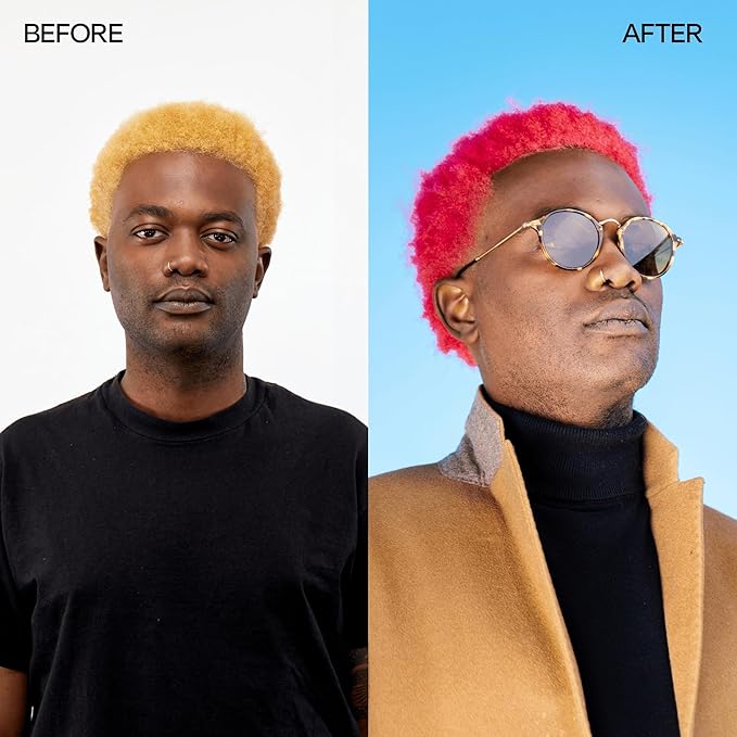 Overtone Color Depositing Semi-Permanent Hair Dye Conditioner - 8 oz For Natural & Color-Treated Hair, Moisturizing Shea Butter & Coconut Oil - Vegan & Cruelty-Free, Vibrant Pink