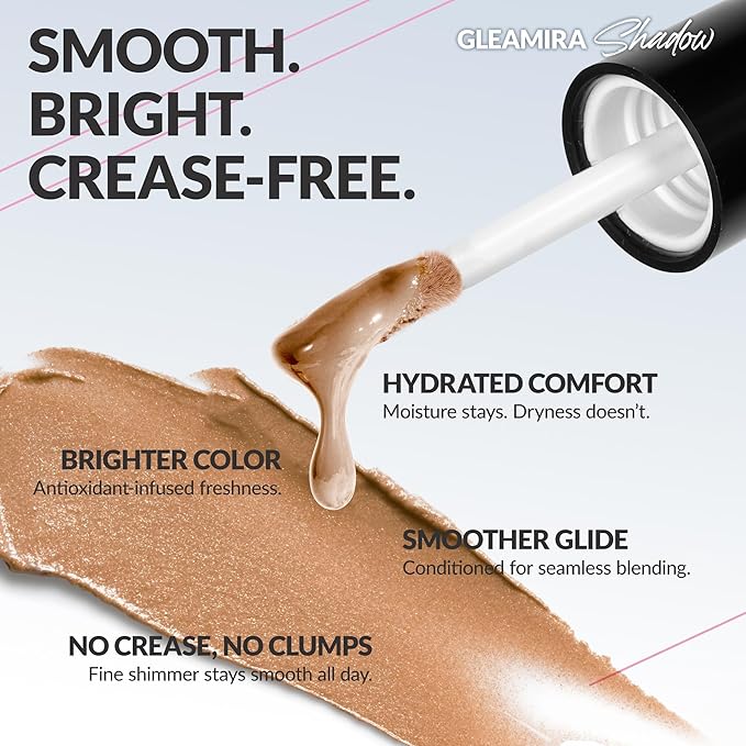 BEPHOLAN Nude Liquid Eyeshadow With Subtle Shimmer.Waterproof,Long-Lasting, Neutral Naked Smooth Creamy Eyeshadow Lightweight(Iceland Mist 06#)