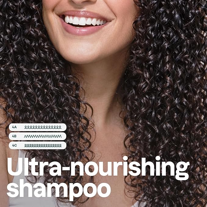 ATTITUDE Ultra-Nourishing Shampoo for Curly Hair 4a – 4c with Shea Butter, Vegan, Naturally Derived Ingredients, Deeply Nourishes, 16 Fl Oz (Pack of 6)