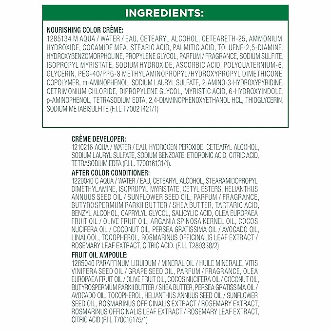 Garnier Nutrisse Ultra Crème Hair Color, Permanent Hair Dye with 100% Gray Coverage, Vegan & Cruelty-Free, 33 Darkest Golden Brown (Caramel Fudge), 1 Count
