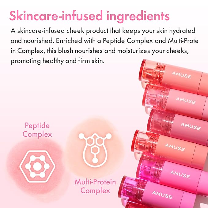 Amuse SEOUL Cheek Tok Tok Liquid Blush (03 Whip Tok)