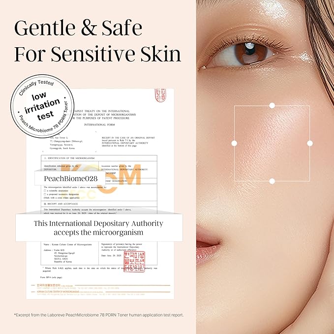 PeachMicrobiome 78 PDRN Peach Toner Milky Toner with 78% Biome for Radiance Skin Barrier Soothing Care Rebalancing Skin Vegan PDRN & Niacinamide & Panthenol Korean Skin Care(4.22 fl. oz)