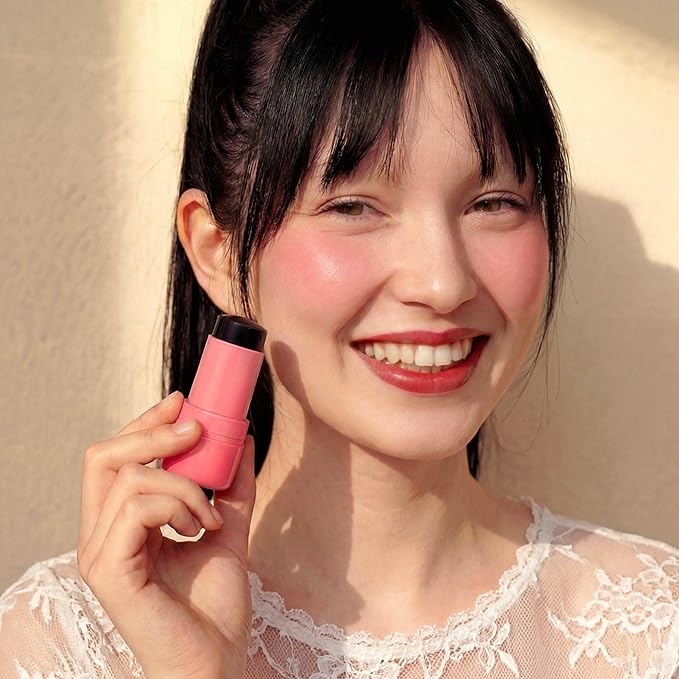 Mei Apothecary Bounce & Blush Jelly Blusher Stick, Black Honey Blush for Cheeks and Lips, Buildable Dewy