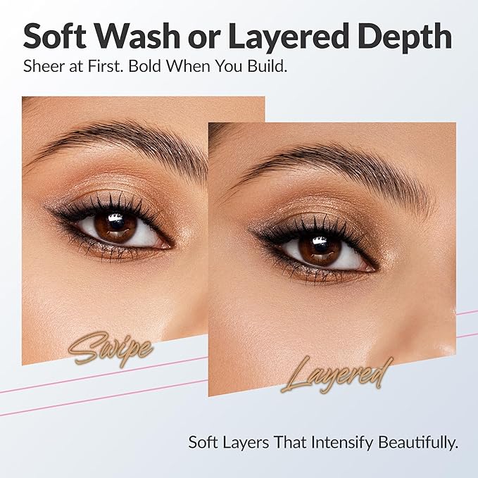 BEPHOLAN Nude Liquid Eyeshadow With Subtle Shimmer.Waterproof,Long-Lasting, Neutral Naked Smooth Creamy Eyeshadow Lightweight(Iceland Mist 06#)