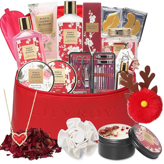 36Pcs Mothers Day Gifts for Women - Luxury Bath and Body Gift Set Spa Gift Set for Women Beauty Care Kit | Gift for Christmas, Birthday, Valentines Day Gifts for Her Wife Perfect for Travel