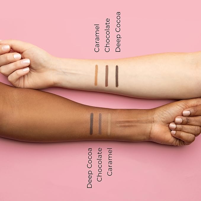 MCoBeauty Eyeshadow Stick - Chocolate - Creamy Matte Eye Crayon with Built-In Sharpener - Multi-Use Cream Eye Shadow Stick & Eyeliner, Highly Pigmented Blendable Vegan Eye Makeup