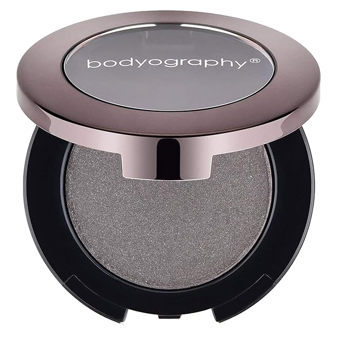 Bodyography Expressions Eye Shadow – Magnetic (Silver Grey (Glitter)) | Multi-Functional, Long-Wearing Powder for Eyes, Cheeks & Brows | Buildable, Silky Finish | Vegan, Talc-Free