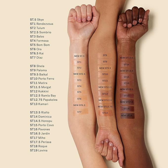 ILIA - Super Serum Skin Tint SPF 40 | Non-Comedogenic, Vegan, LIghtweight to Help Against Blue Light, + Pollution while Hydrating, Smoothing, + Refining (Kamari ST13, 1 fl oz | 30 ml)