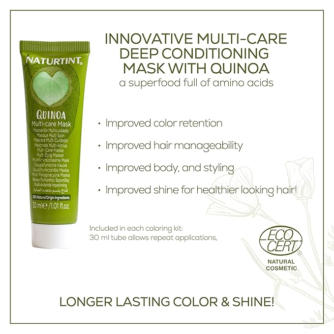 Naturtint 5GM Chocolate Chestnut Permanent Hair Color (Pack of 6), Ammonia Free, Vegan, Cruelty Free, up to 100% Gray Coverage, Long Lasting Results (Packaging may vary)