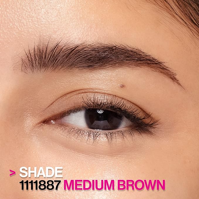 wet n wild Brow Pencil, Medium Brown | Ultra-Precise | Dual-Ended Spoolie | Buildable Formula | Cruelty-Free & Vegan