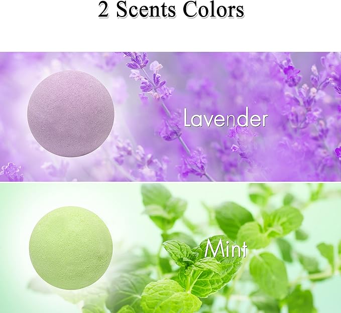 12 Pack Hemp Bath Bombs Set for Muscle Therapy & Relaxation | Large Vegan Fizzy Spa Gift for Women & Men | Natural Lavender, Mint Oils Moisturize Dry Skin & Soothe Stress, Wife Stocking Stuffers Gifts