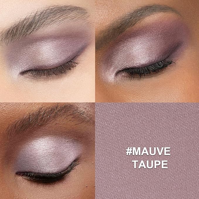 Single Eye Shadow Palette Makeup for Older Women, Plum Lavender Purple Natural Eyeshadow Palette, High Pigment Mini Monochrome Eyeshadow Vegan, Cruelty-Free