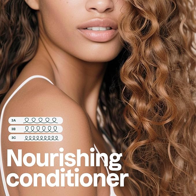 ATTITUDE Nourishing Conditioner for Curly Hair with Moringa Oil, Vegan and Naturally Derived, 3a, 3b, 3c Curl Type, Provides Lightweight Moisture to Curls, 16 Fl Oz (Pack of 6)