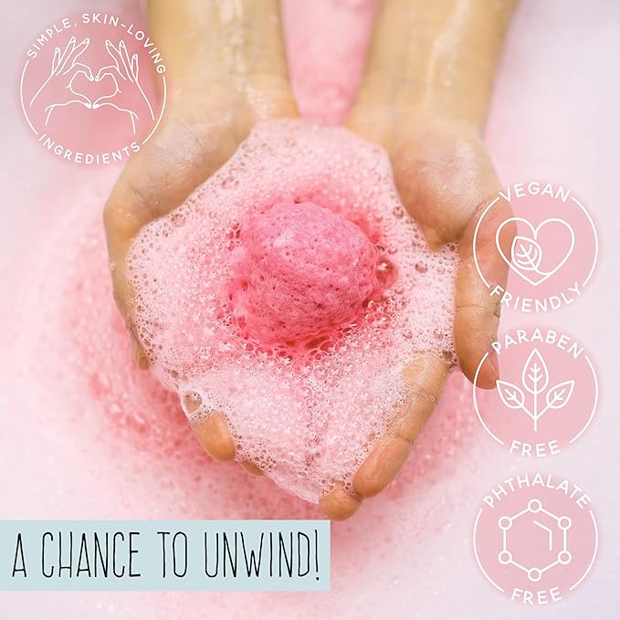 STMT Self-Love Club D.I.Y. Bath Bombs by Horizon Group USA, Create 5 Bath Bombs with Pastel Colors, Essential Oils & Clean Beauty Ingredients, DIY Bath Bomb Kit