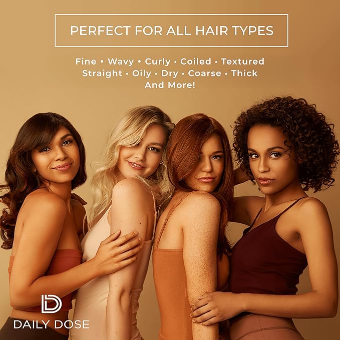 DAILY DOSE Award-Winning Leave-In Conditioner (8.5oz + 2oz Duo) Hair Detangler Spray (Award Winning), Paraben Free, Phthalates Free, Cruelty Free, Vegan