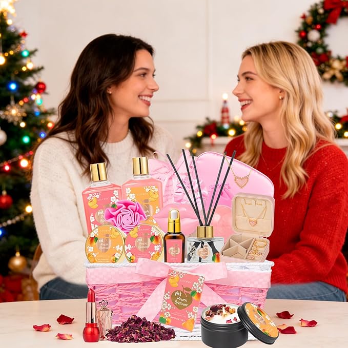 Mothers Day Gifts for Women - 23Piece Relaxing Bath and Body Gift Baskets Set Spa Gift Baskets for Women, Gift Sets | Gift for Mom, Birthday, Christmas, Holiday, Anniversary, Valentines Day Gift