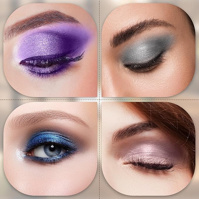 Profusion Cosmetics 10 Shades Eyeshadow Palette - Highly Pigmented Multi-Finish Formula, Effortless Day to Night Smoky Eye Looks, Vegan & Cruelty-Free Makeup, Euphoria