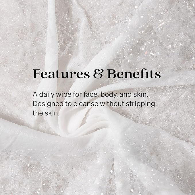 Loved01 Face & Body Salicylic Acid Cleansing Wipes, John Legend Skincare, Oil Free, No Rinse, Green Tea Extract, Blemish Prone Skin, Lavender Scent, On the Go, Vegan & Cruelty-Free, 3-Pack,72 Wipes