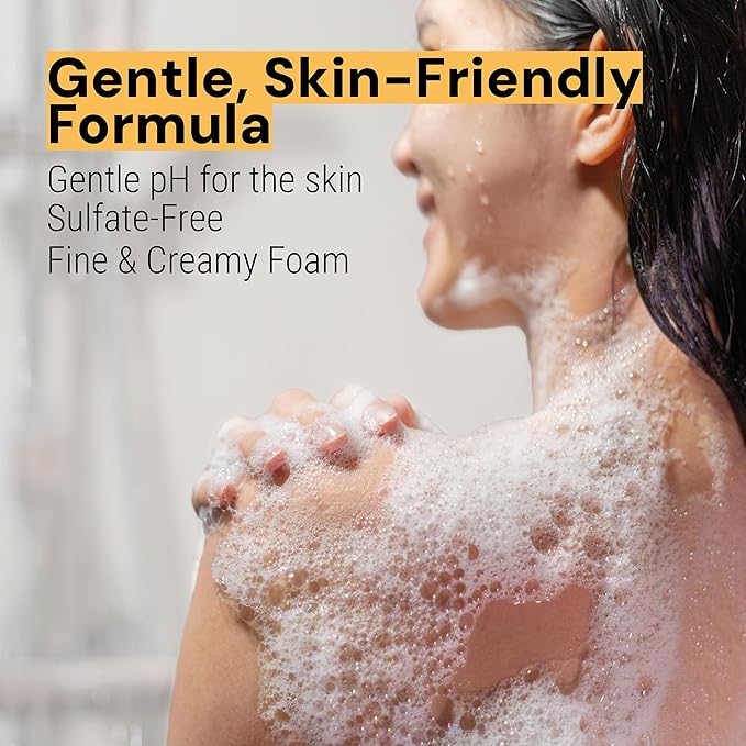 Panier des Sens - Honey Moisturizing Body Wash for Women & Men - Gentle Shower Gel with 96% Natural Ingredients for Normal & Sensitive Skin - Body Care Made in France, SLS Free, Vegan - 6.8 Fl Oz