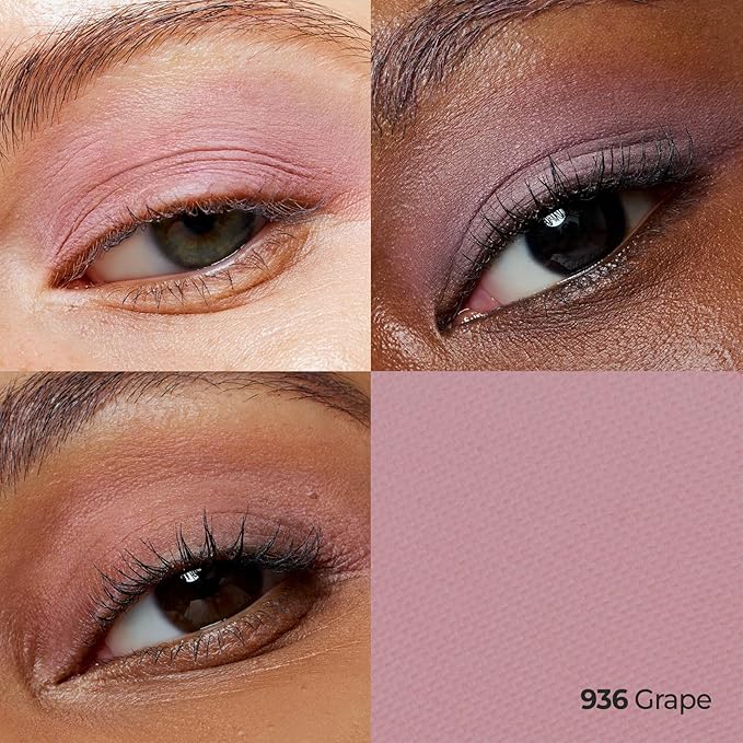Laka Mono Single Eyeshadow, High Pigment Eye Shadow, Easy Apply, Long Lasting Color, Smooth Blendable Formula, Vegan, K-Beauty (#936 Grape)