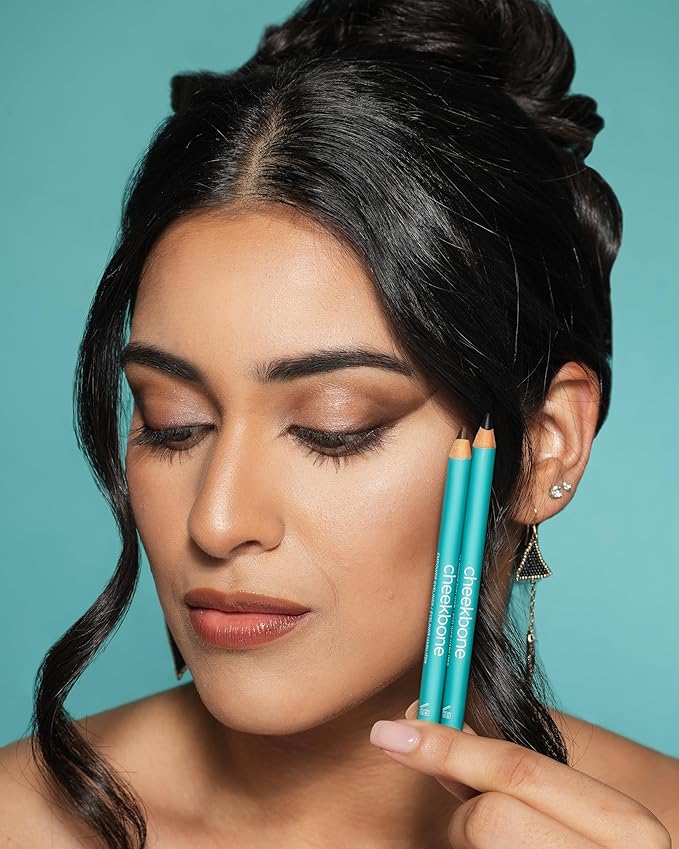 Cheekbone Empower Eyeliner, Raven Black, Pencil, Easy Application, Ultra-Smooth, High-Pigment Formula for All-Day Wear, Vegan & Cruelty Free, 1 count