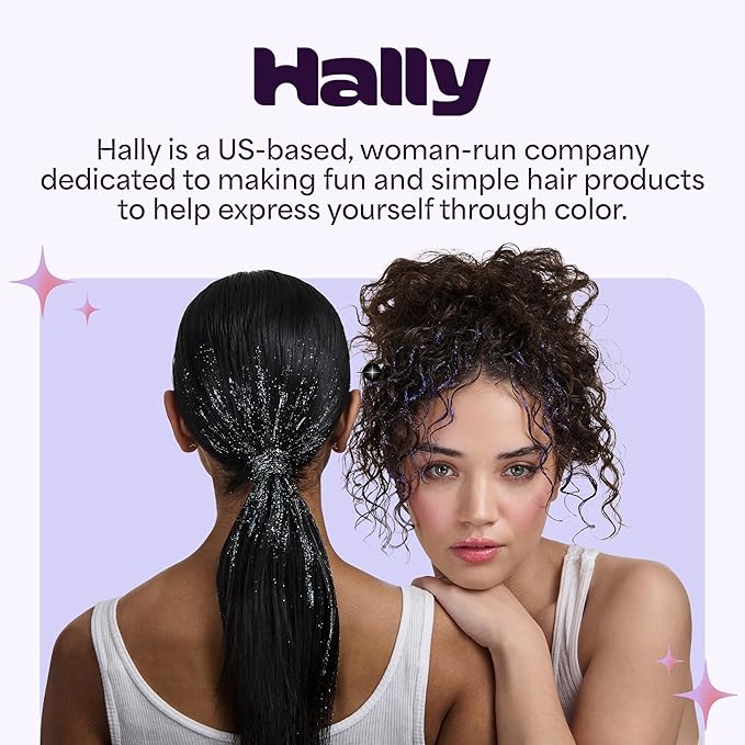 Hally Hair Temporary Hair Color, Shade Stix (Red) - Hair Makeup Accessories for Kids, Teens & Adults - 12 ml Washable Hair Chalk & Dye for Festivals, Sporting Events & Parties