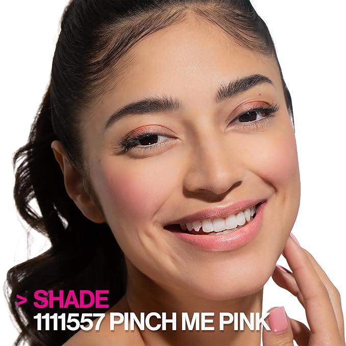 wet n wild Color Icon Blush, Effortless Matte Natural Sheer Glow & Seamless Blend, Luxuriously Infused Smooth Jojoba Oil, Cruelty-Free & Vegan - Pinch Me Pink