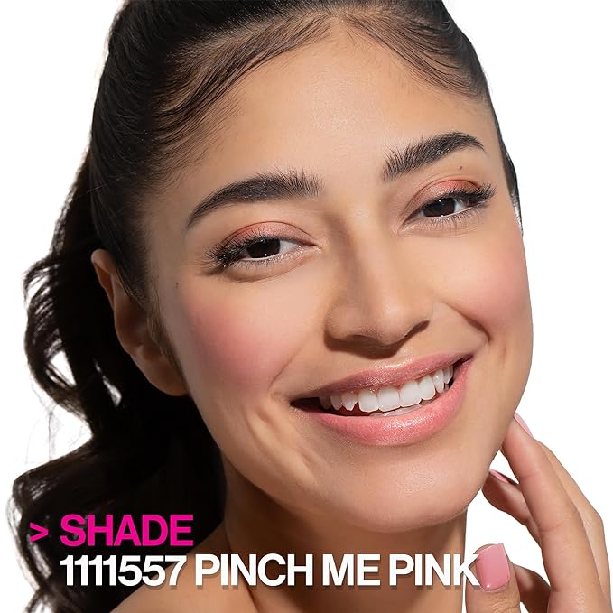 wet n wild Color Icon Blush, Effortless Matte Natural Sheer Glow & Seamless Blend, Luxuriously Infused Smooth Jojoba Oil, Cruelty-Free & Vegan - Pearlescent Pink