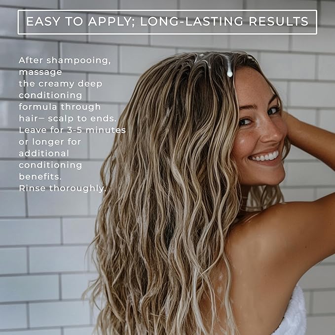 DAILY DOSE Award-Winning Deep Conditioner Hair Mask/Masque - Treatment for Dry, Damaged & Colored Treated Hair - Paraben Free, Phthalates Free, Vegan & Cruelty Free - for All Hair Types