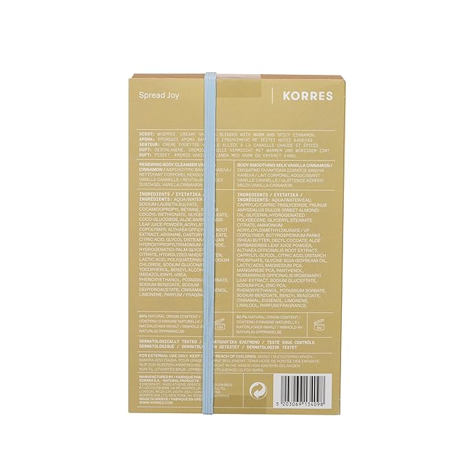 KORRES POMEGRANATE GROVE Body Care Gift Set, Fruity, Juicy Pomegranate, Value Set for Men and Women, Shower Gel 250 ml and Body Milk 200 ml, Vegan.