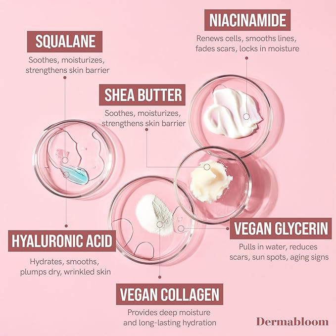 Collagen Face Roller Cream – Firms, Depuffs, Smooths Fine Lines – Dermatologist Tested, Anti-Aging, Korean Skin Care – Vegan, Clean Beauty, Non-GMO, Made in Korea – 1.69 Fl Oz