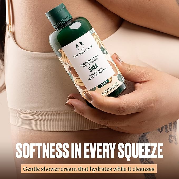 The Body Shop Nourish & Flourish Shea Body Care Gift Set, Vegan, 5-Piece Gift Set
