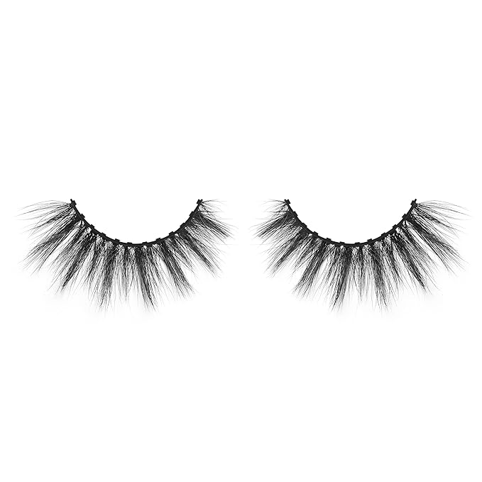 Lilly Lashes Click Magnetic Eyelashes - Miami Flare Magnetic Faux Mink Lashes for a Natural Look - False, Wispy Magnet Eyelashes - Vegan Makeup Lash Extension - Magnetic Eyelashes Without Eyeliner