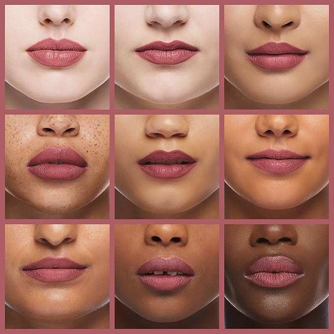 Rimmel London Stay Matte Liquid Lip Color with Full Coverage Kiss-Proof Waterproof Matte Lipstick Formula that Lasts 12 Hours - 200 Pink Blink, .21oz