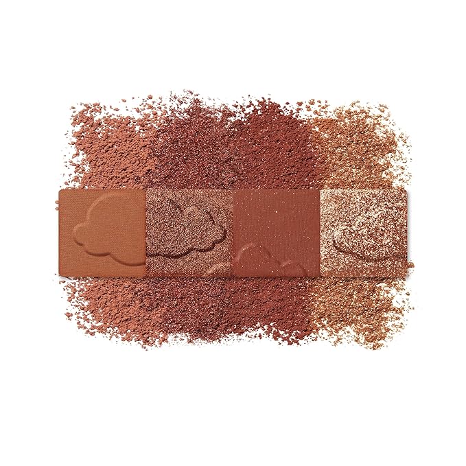 COVERGIRL Clean Fresh Clean Color Eyeshadow Palette, Shimmer Finish, Vegan Formula - Spiced Copper, 4g (0.14 oz)