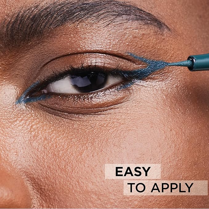 L'Oreal Paris Cosmetics Makeup Infallible Grip Precision Felt Eyeliner, Smudge Resistant, Long Lasting Waterproof Eyeliner, Green, Green, 0.03 fl oz