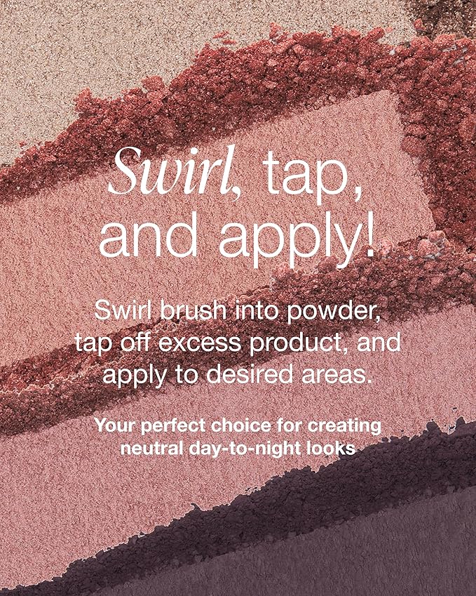 Mineral Fusion Eyeshadow Palette - Four Pressed Powder Shades in Matte, Glitter, and Shimmer Finishes - Natural, Lightweight Vegan Eye Makeup - (Girls Night Out)