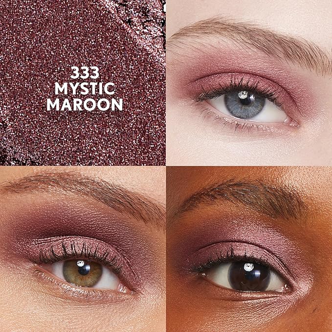 CoverGirl Clean Eye Color, Mystic Maroon, Eyeshadow Sticks, Ultra Creamy Formula, Lightweight, Buildable Formula, Lasts All Day, Smudge-Proof, 0.05oz