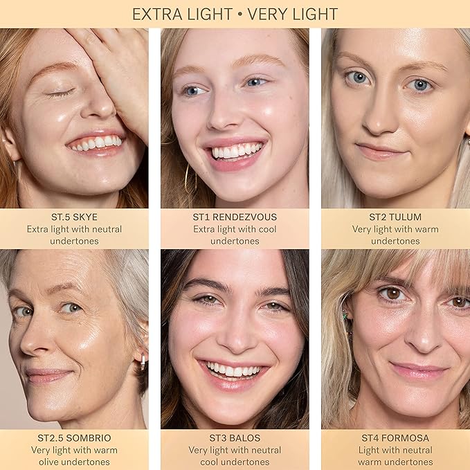 ILIA - Super Serum Skin Tint SPF 40 | Non-Comedogenic, Vegan, Lightweight to Help Against Blue Light, + Pollution while Hydrating, Smoothing, + Refining (Skye ST.5, 1 fl oz | 30 ml)