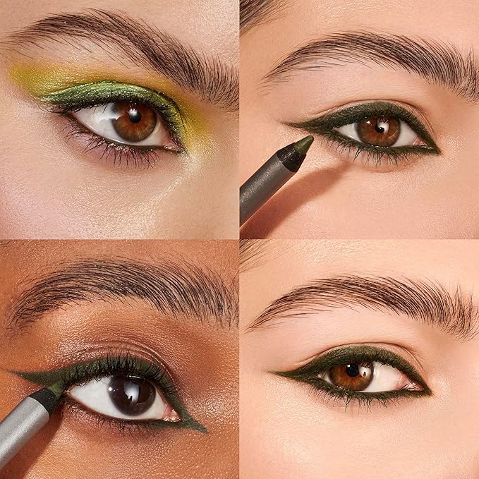 Wonderskin Eyeliner Pencil, 1440 Longwear Green Eyeliner Pencil - Waterproof, Sharpenable & Smudge Proof (Olive)