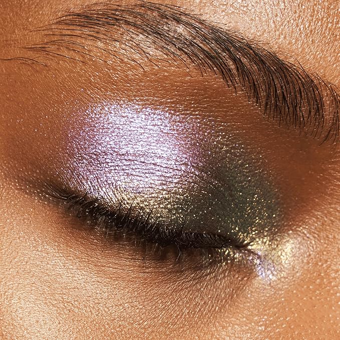 Catrice | Space Glam Chrome Eyeshadow | Duo Chrome, Highly Pigmented, Holographic Shimmer | Vegan & Cruelty Free | Without Parabens & Microplastic Particles (030 | Galaxy Lights)