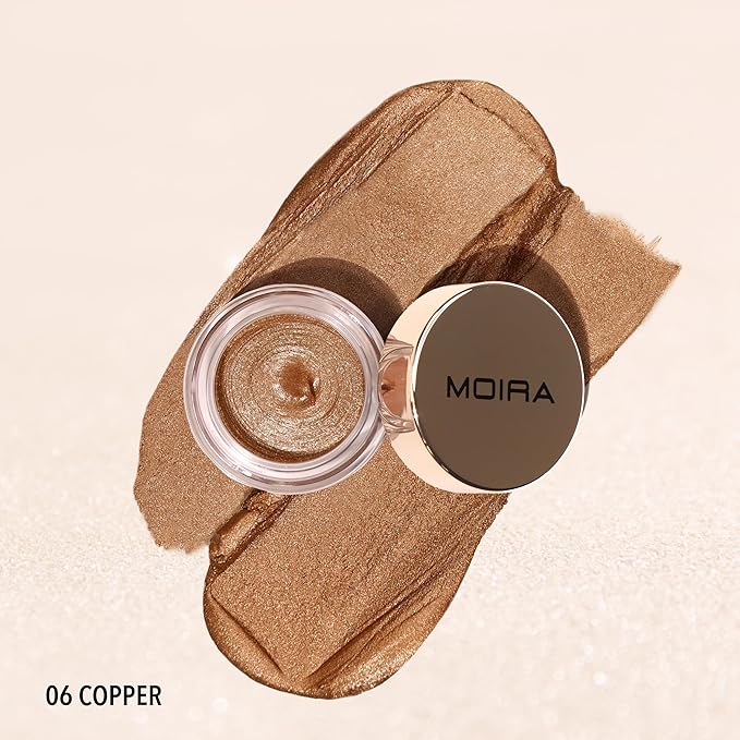 Moira Everlust Shimmer Cream Shadow (006, Copper), 0.18 Fl Oz (Pack of 1)
