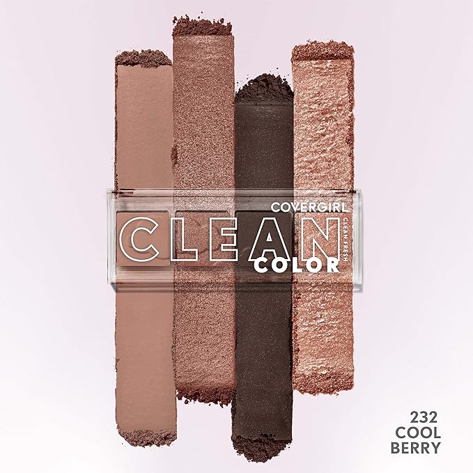 COVERGIRL Clean Fresh Color Clean Eyeshadow Cool Berry