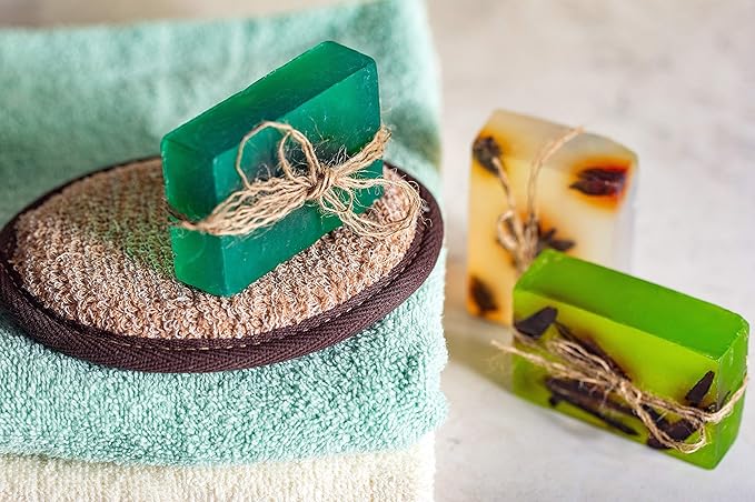 SABUN CO. Olive Oil - 100% Handcrafted Natural Olive Leaf Extract Soap - Vegan, Moisturizing Glycerin Soap - Fresh, Clean Scent - Face, Body & Hair Bar - [4.23 oz - 120 gr]