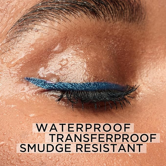 L'Oreal Paris Infallible Grip Mechanical Gel Eyeliner Pencil, Smudge-Resistant, Waterproof Eye Makeup with Up to 36HR Wear, Blue Jersey, 0.01 Oz