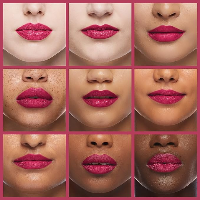 wet n wild Mega Last Matte Lip Color, Semi Matte Hyaluronic Acid Infused, Long Lasting Full Coverage for a Nourishing Pout, Cruelty-Free & Vegan - Cherry Picking