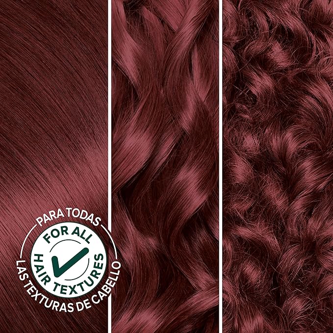 Garnier Nutrisse Ultra Crème Hair Color, Permanent Hair Dye with 100% Gray Coverage, Vegan & Cruelty-Free, 56 Rich Auburn (Sangria), 2 Count
